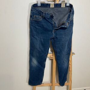 Red Head Flannel Lined blue jeans 32x30